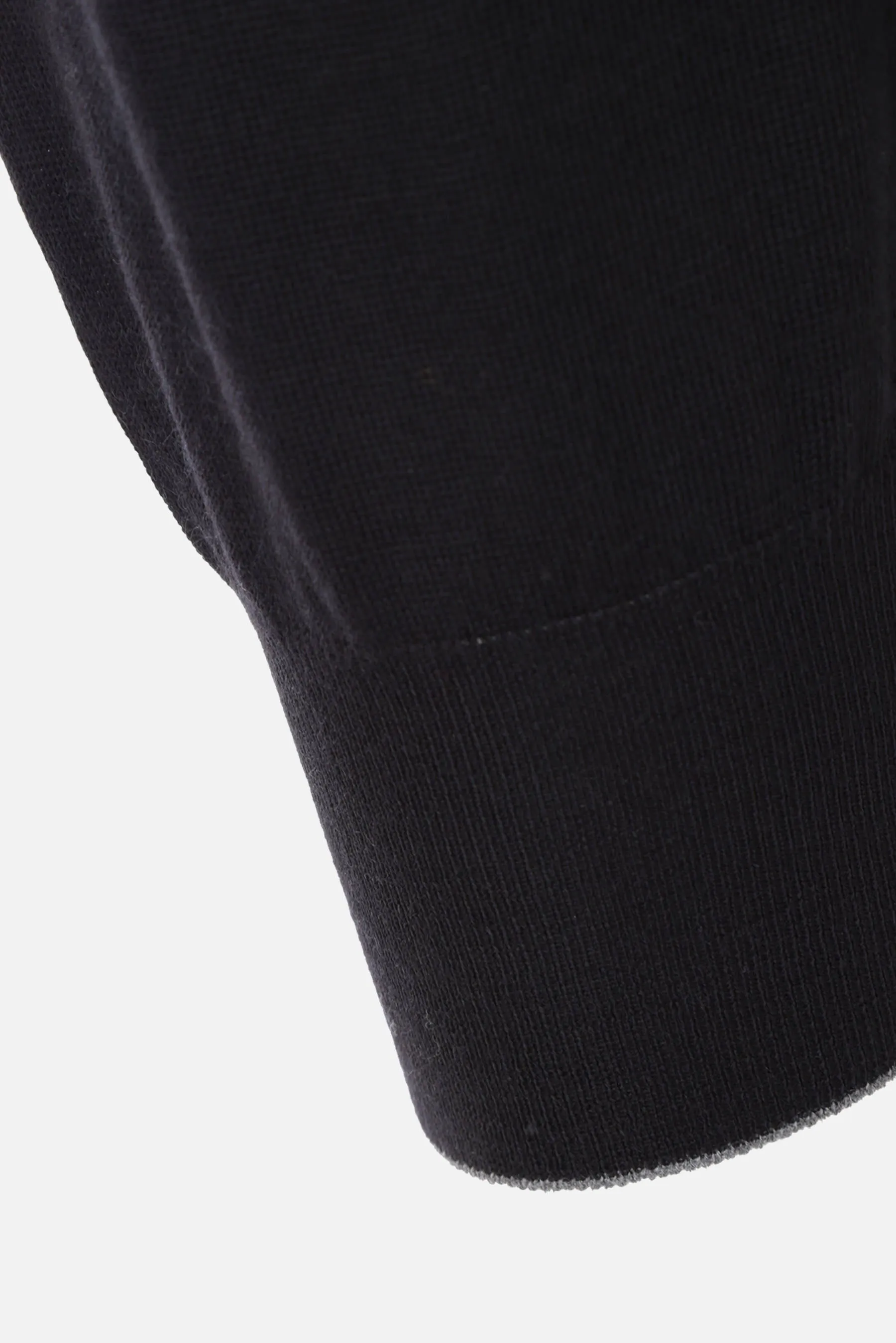 Ribbed Knit Wool-Cashmere Pullover