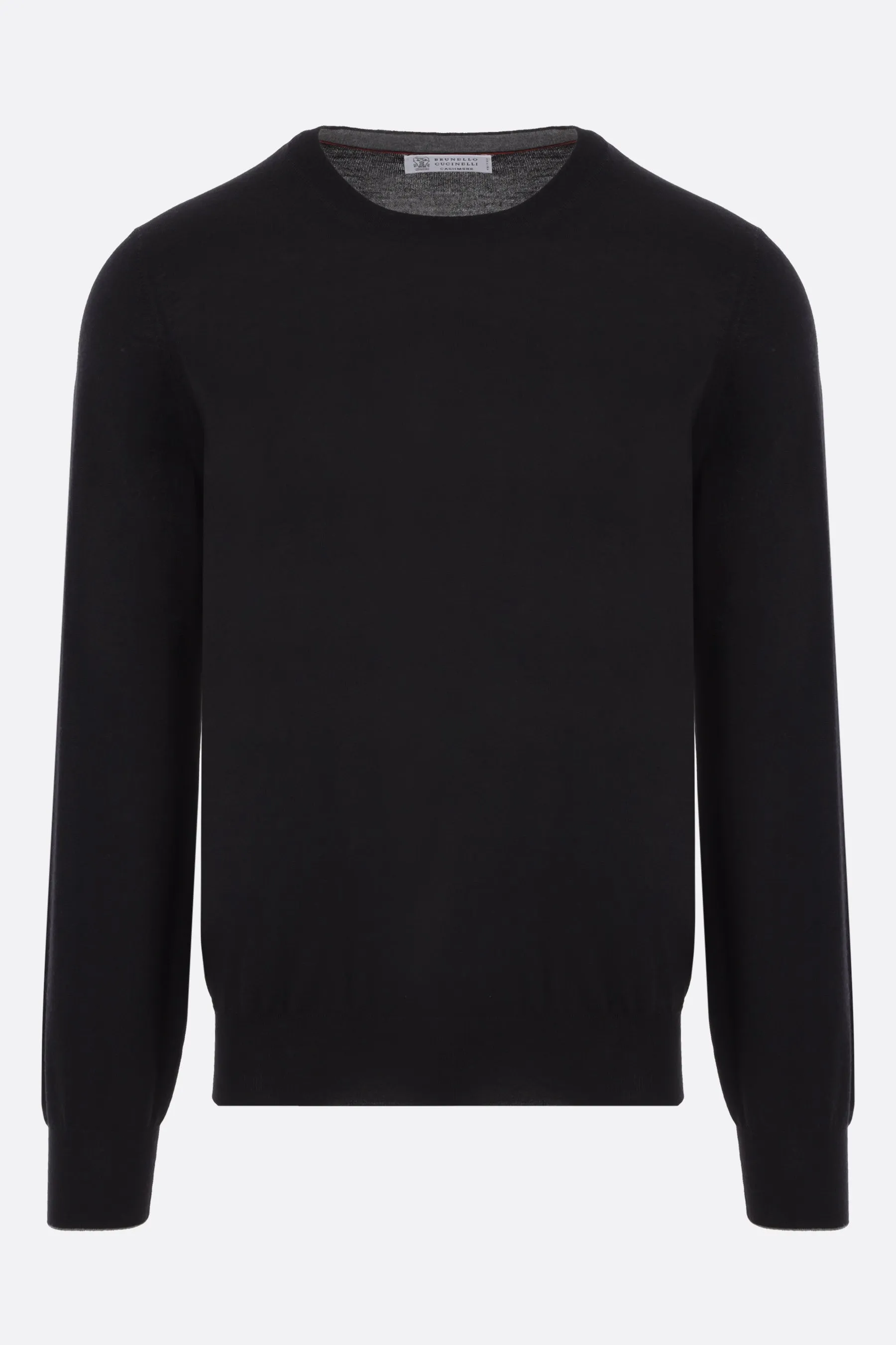 Ribbed Knit Wool-Cashmere Pullover