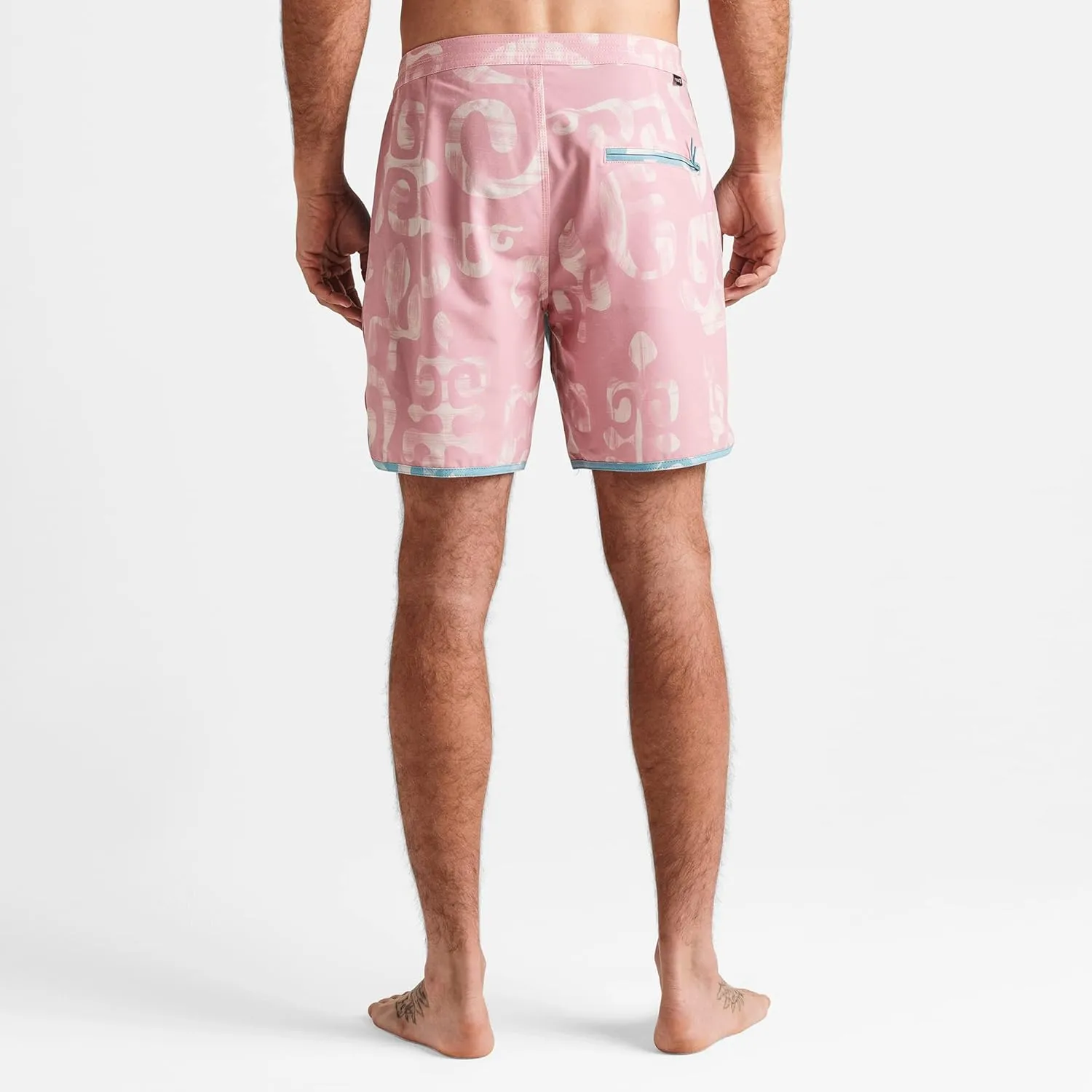 Roark Chiller Men's Swim Trunks  Quick-Dry Boardshorts with 4-Way Stretch, Hemp Blend Fabric, Pockets & Adjustable Waist