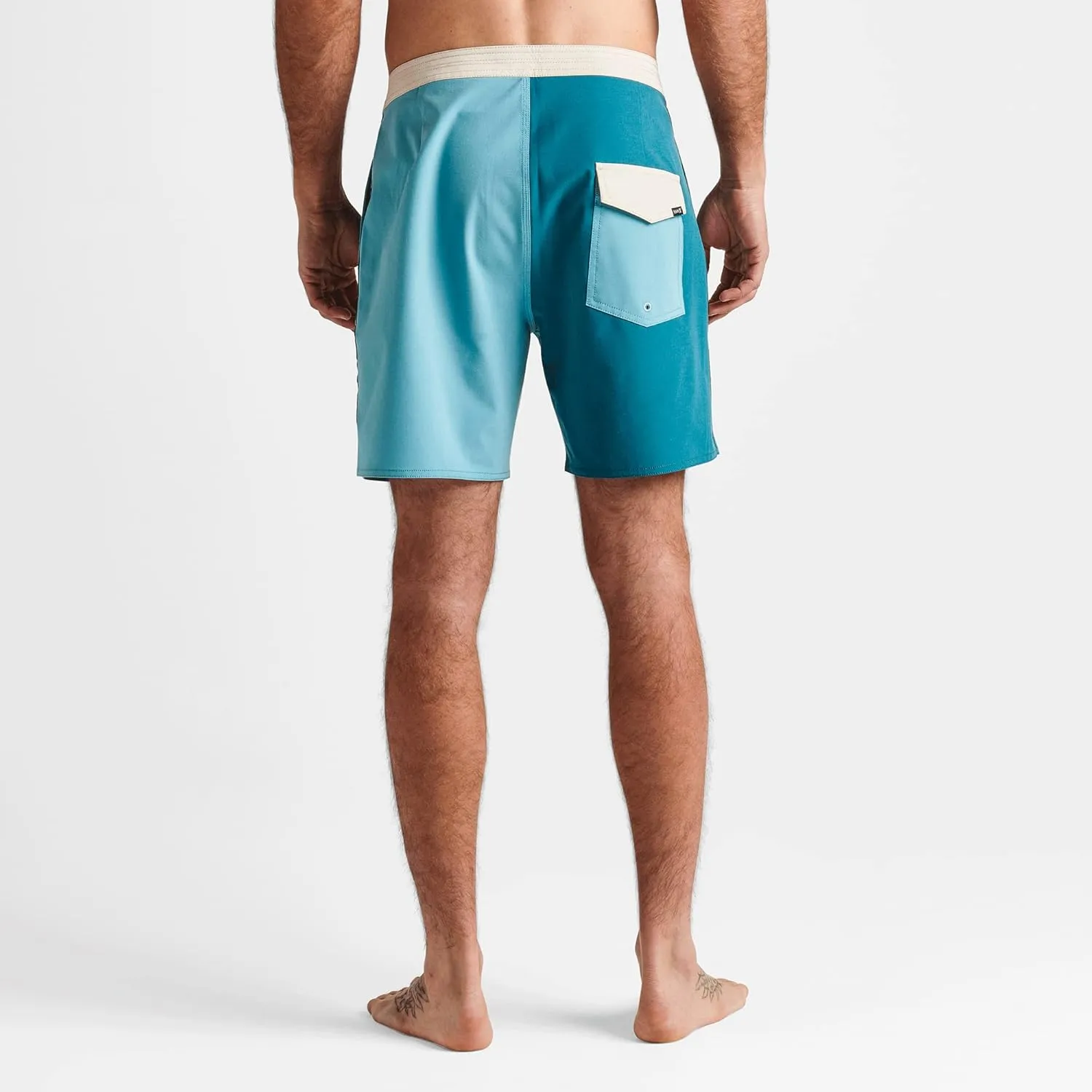 Roark Chiller Men's Swim Trunks  Quick-Dry Boardshorts with 4-Way Stretch, Hemp Blend Fabric, Pockets & Adjustable Waist