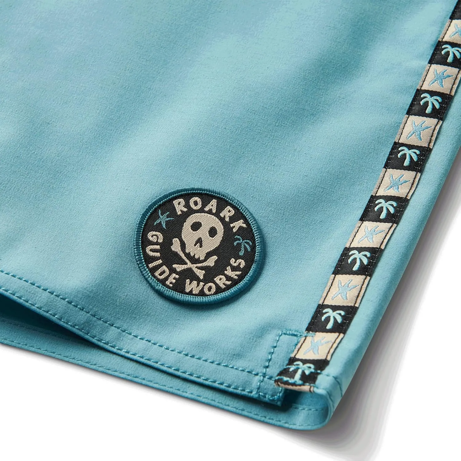 Roark Chiller Men's Swim Trunks  Quick-Dry Boardshorts with 4-Way Stretch, Hemp Blend Fabric, Pockets & Adjustable Waist