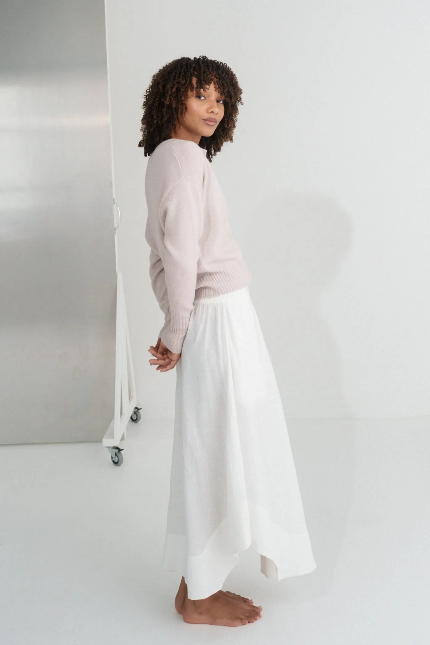 TAYLOR LILAC MERINO CARDI