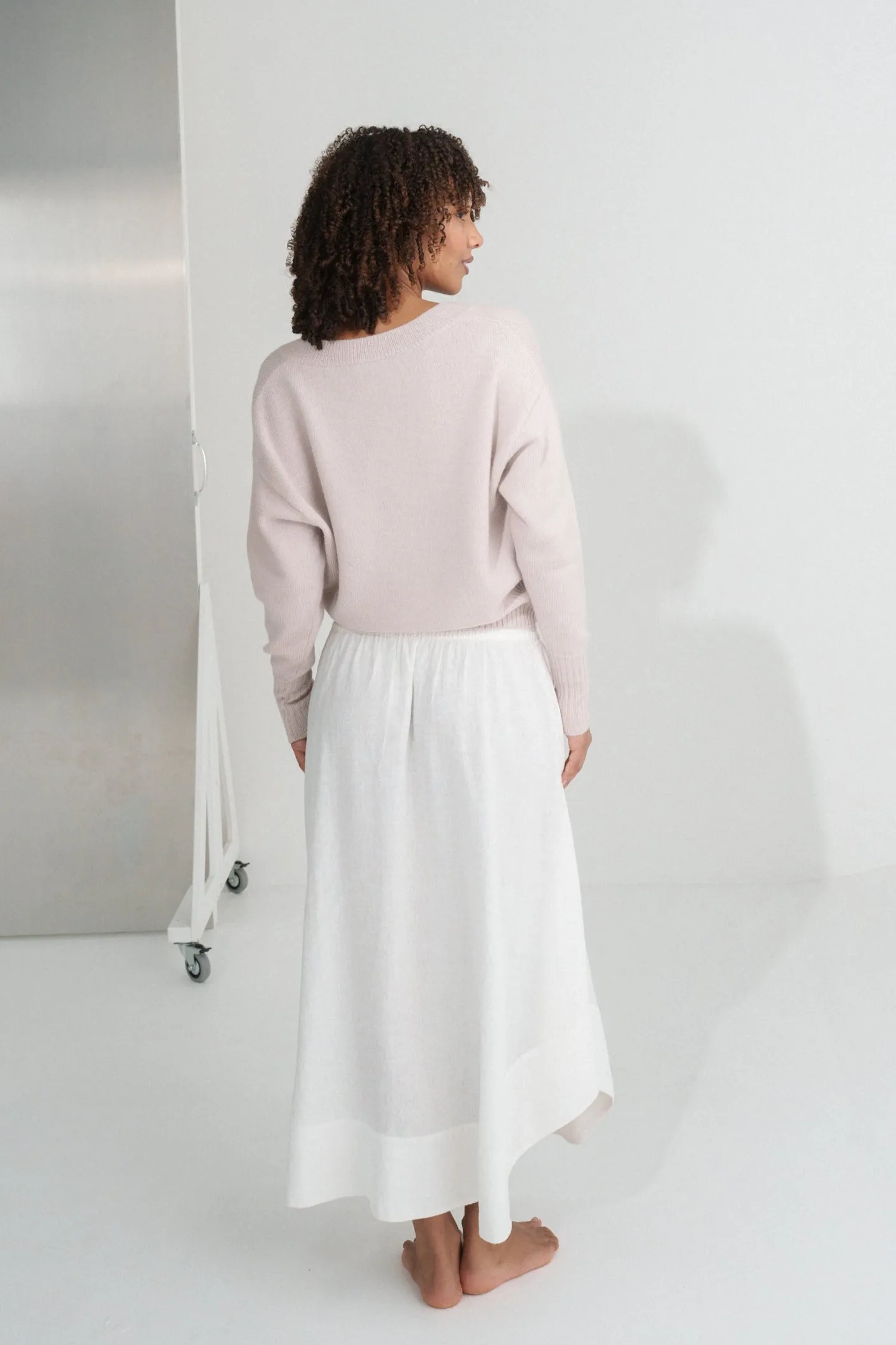 TAYLOR LILAC MERINO CARDI