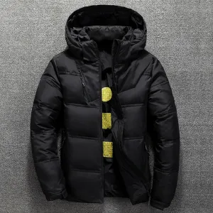 Thick duck down warm coat
