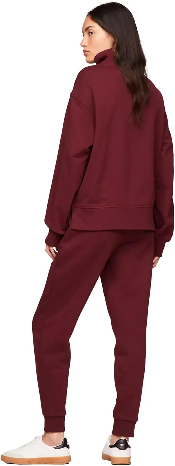 TOMMY HILFIGER Women's Half-Zip Embroidered Logo Sweatshirt Collection 2025