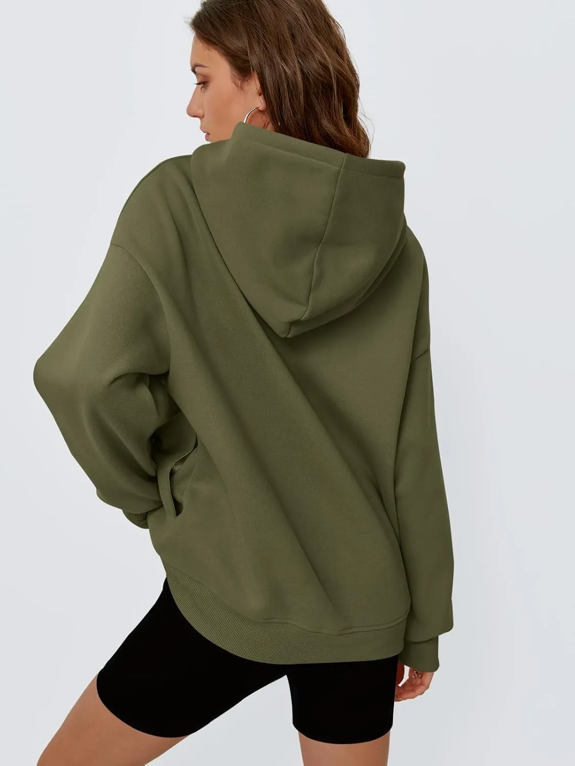 Trendy Queen Womens Oversized Hoodies Fleece Hooded Sweatshirts Casual Pullover Fall Winter Outfits Long Sleeve Tops 2025