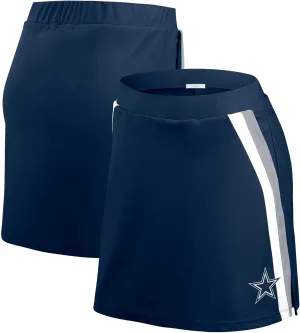 WEAR by Erin Andrews Women's Navy Dallas Cowboys Stripe Skort