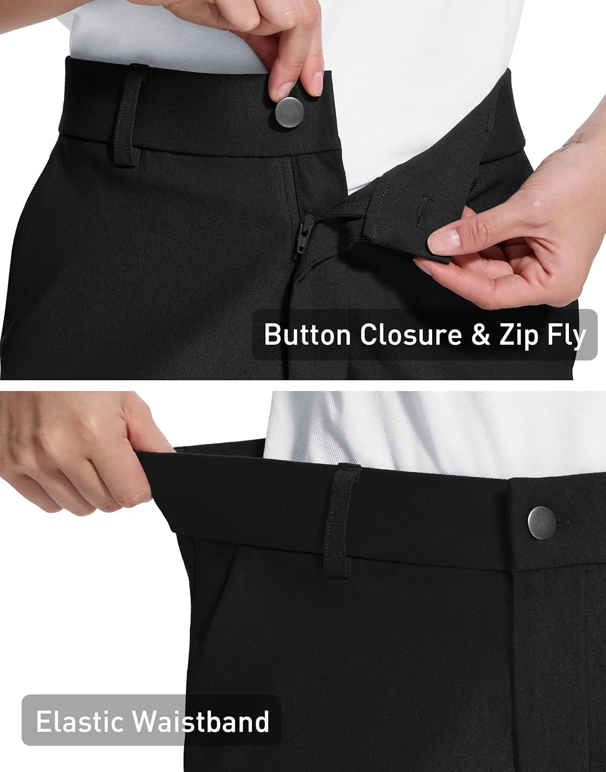 Womens 5" Golf Hiking Shorts with Pockets Quick Dry Stretchy Shorts for Women Mid Rise Dressy Work Casual Summer