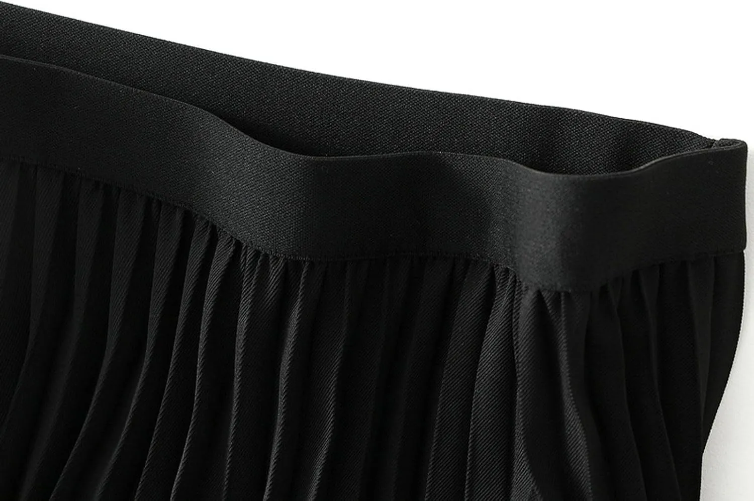 Women's Pleated A-Line Midi Skirts High Waisted Shirring Skirt for Casual and Formal Occasions