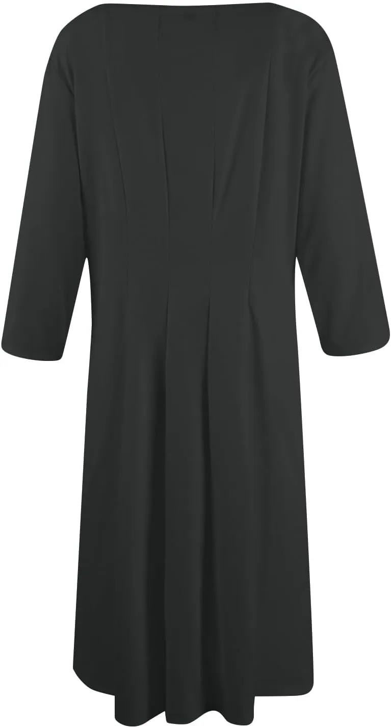 Womens Summer Dresses Summer Flowy Beach 3/4 Sleeve Dress Aline Casual Tshirt Dress Floral Midi Dresses with Pockets